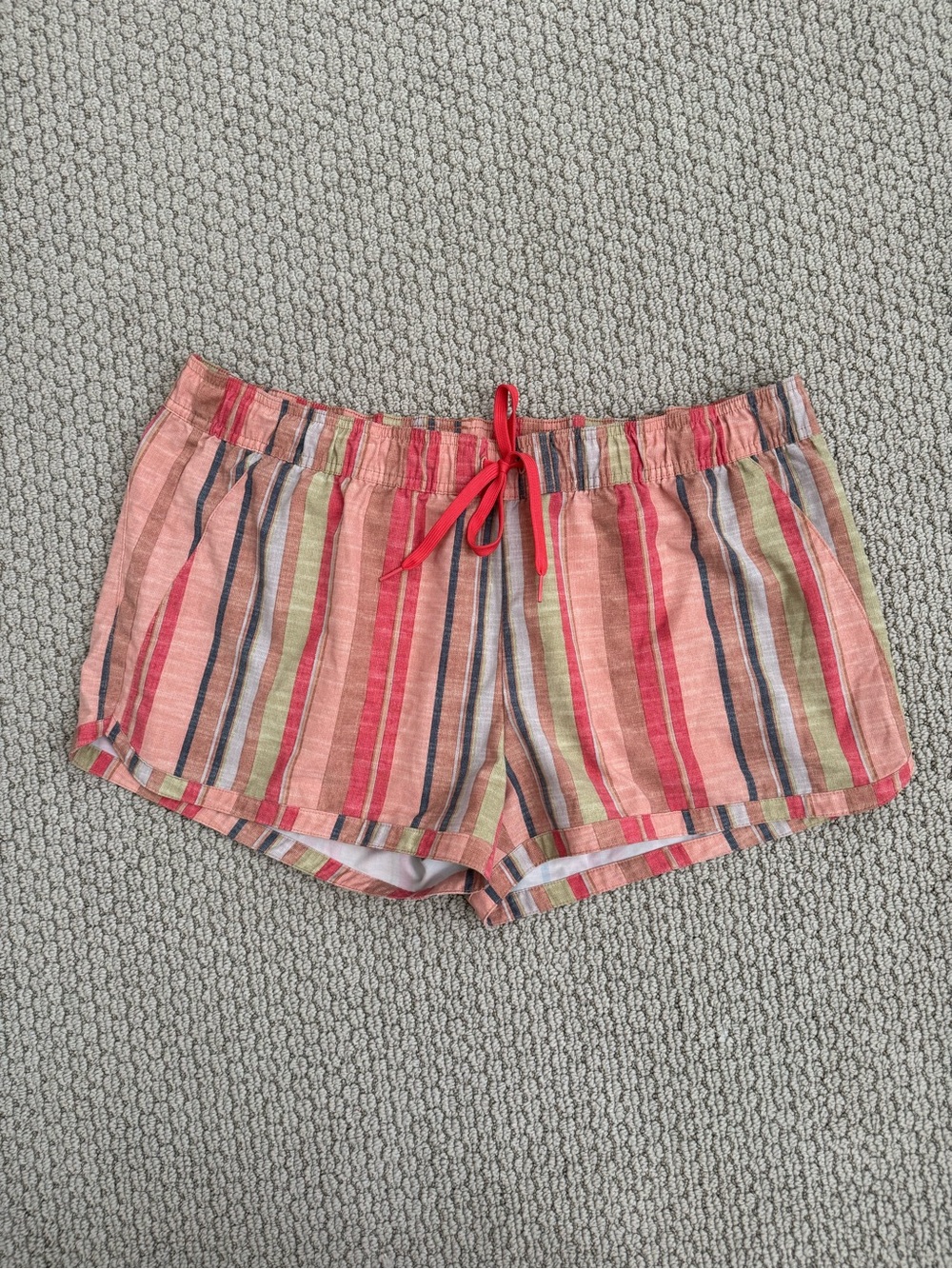 Prana Striped Multicolor Shorts